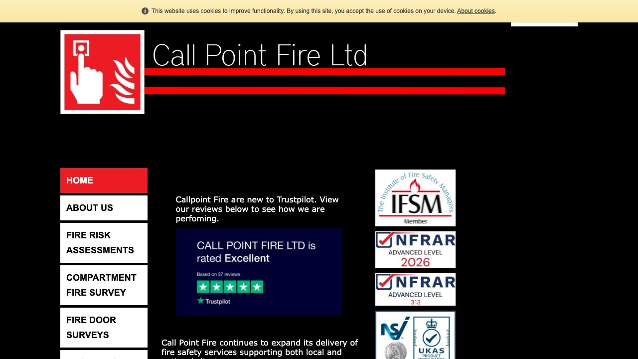 Call Point Fire ltd website