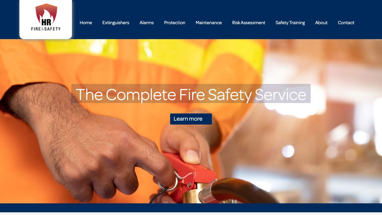 H R Fire and Safety Ltd website