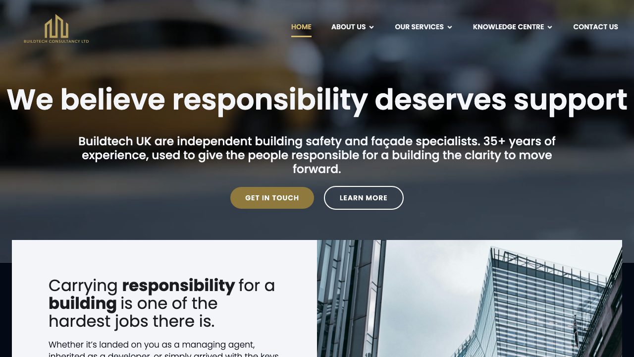 Buildtech Consultancy Ltd website