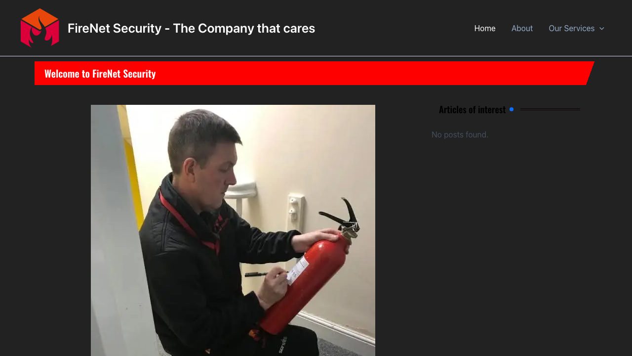 Firenet Security website