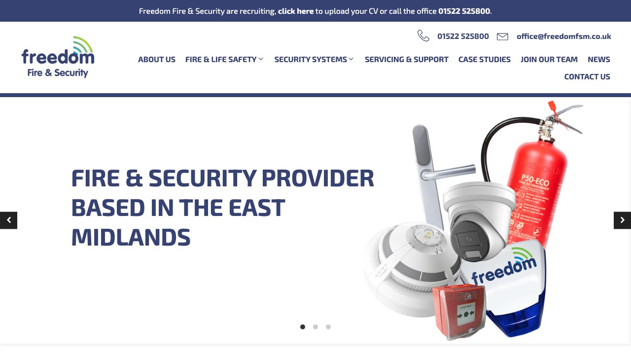 Freedom Fire & Security Maintenance Ltd website