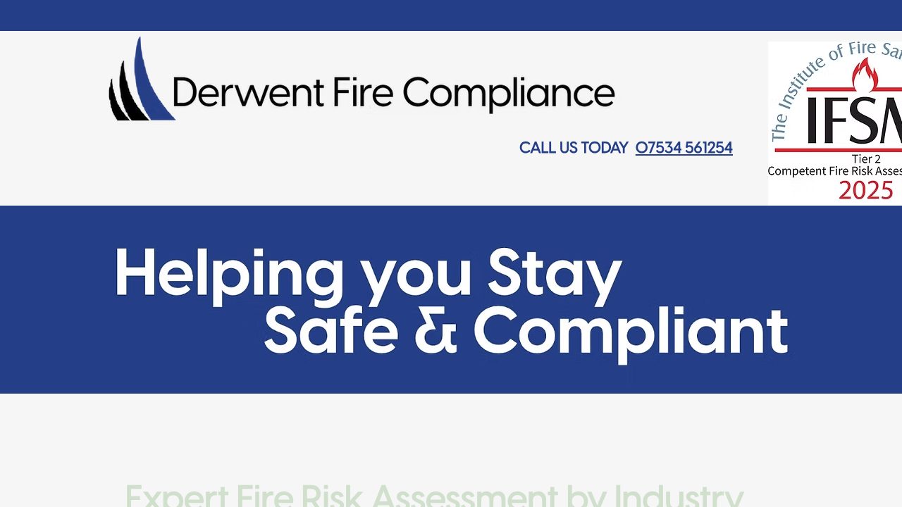 Derwent Fire Compliance website