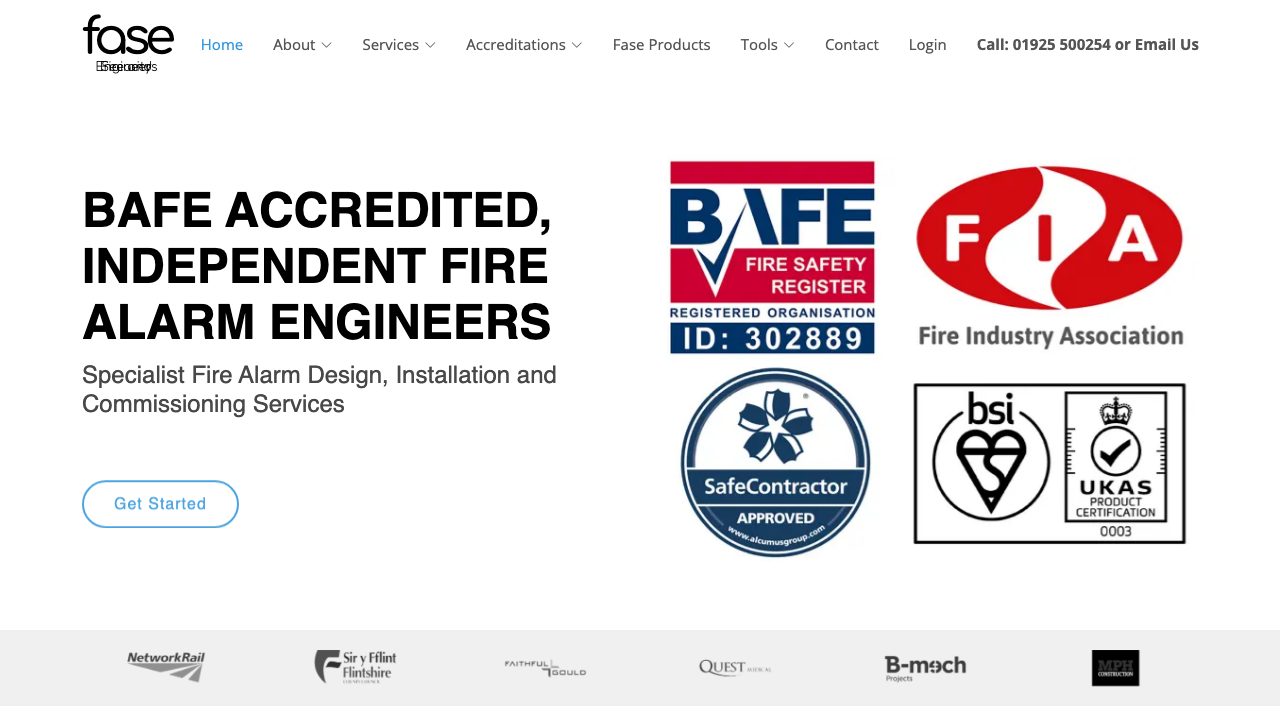 Fire and Security Engineers Ltd website