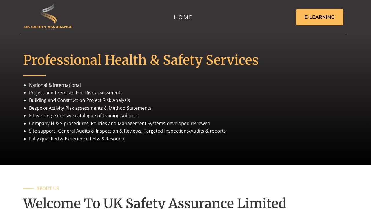 UK Safety Assurance Ltd website
