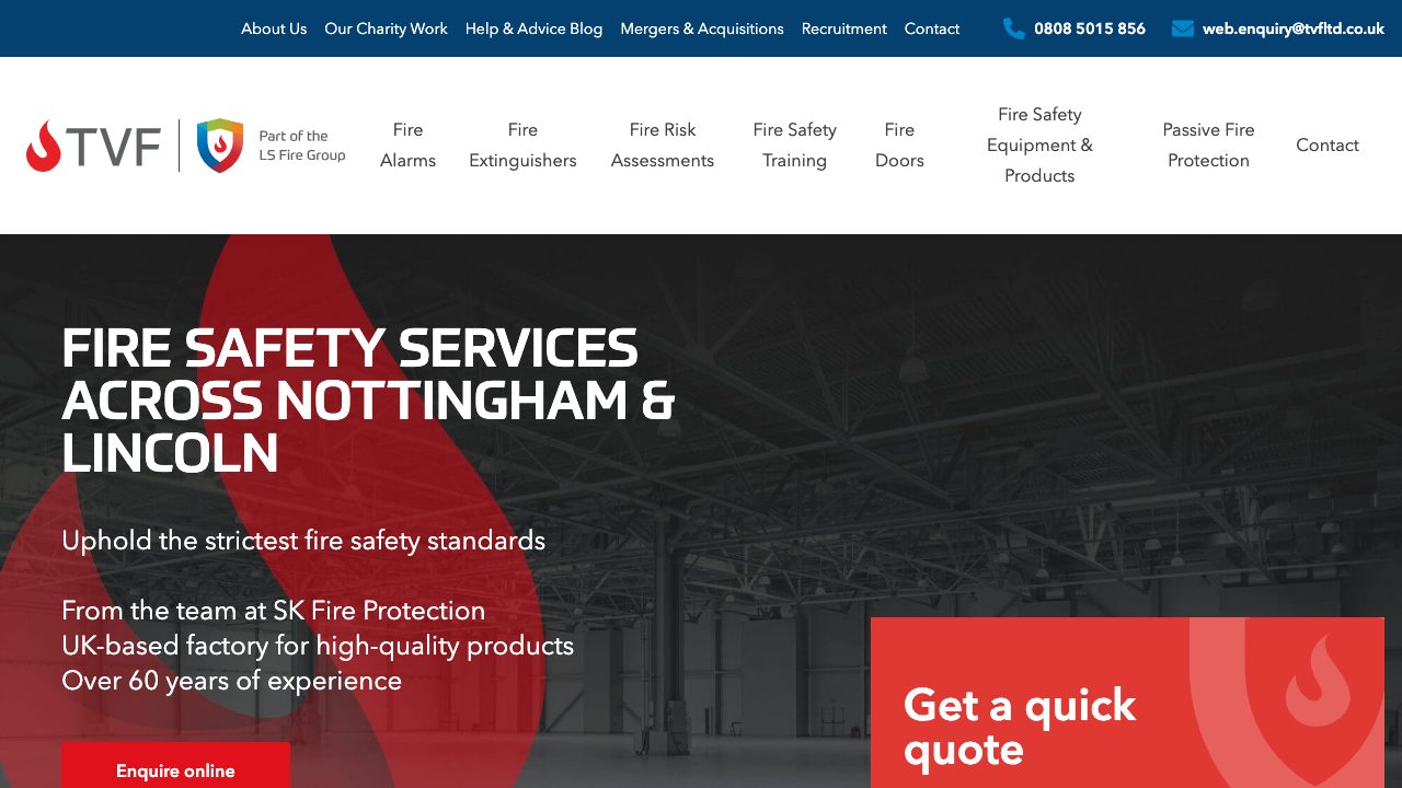 Alert Fire Protection Limited website