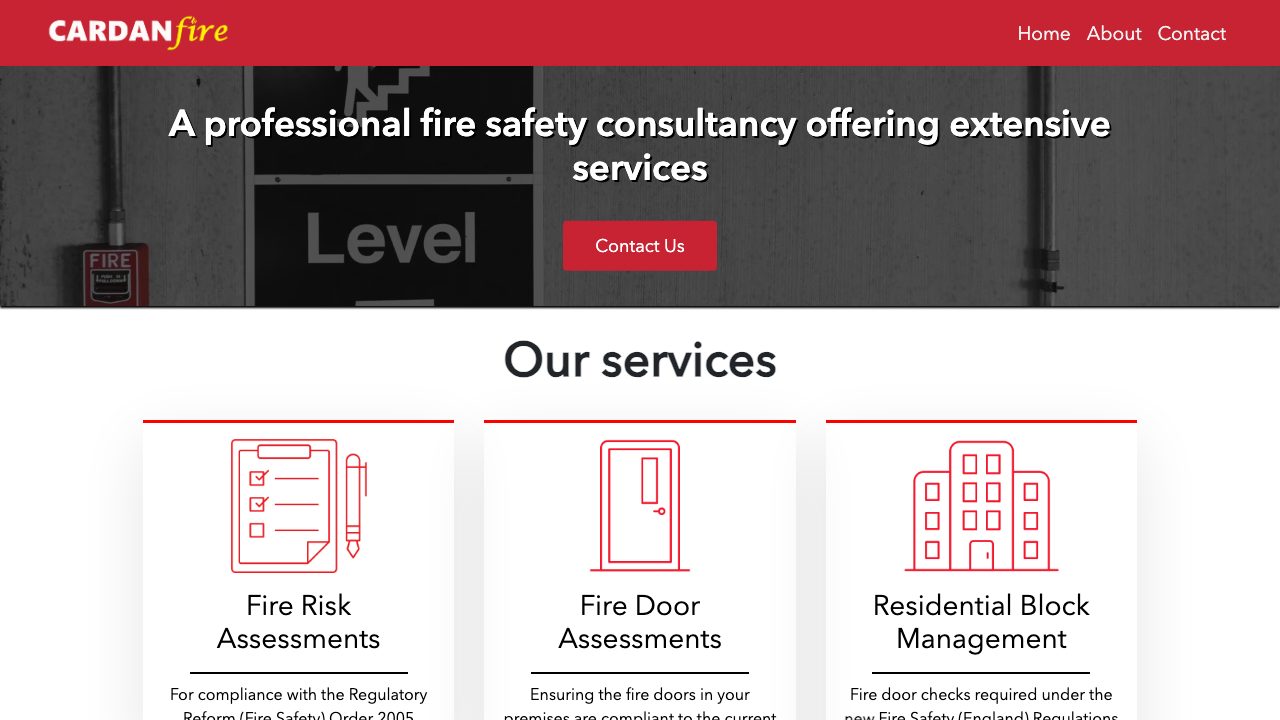 Cardan Fire Ltd website