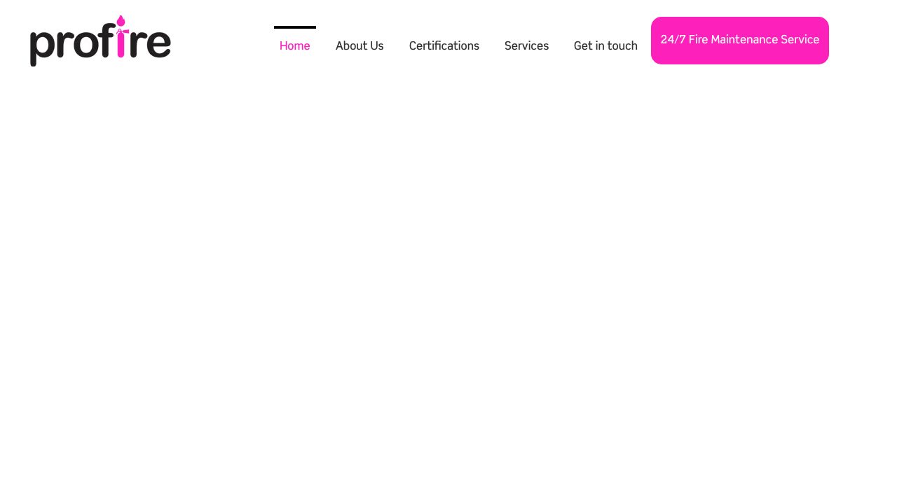 Profire Services Limited website