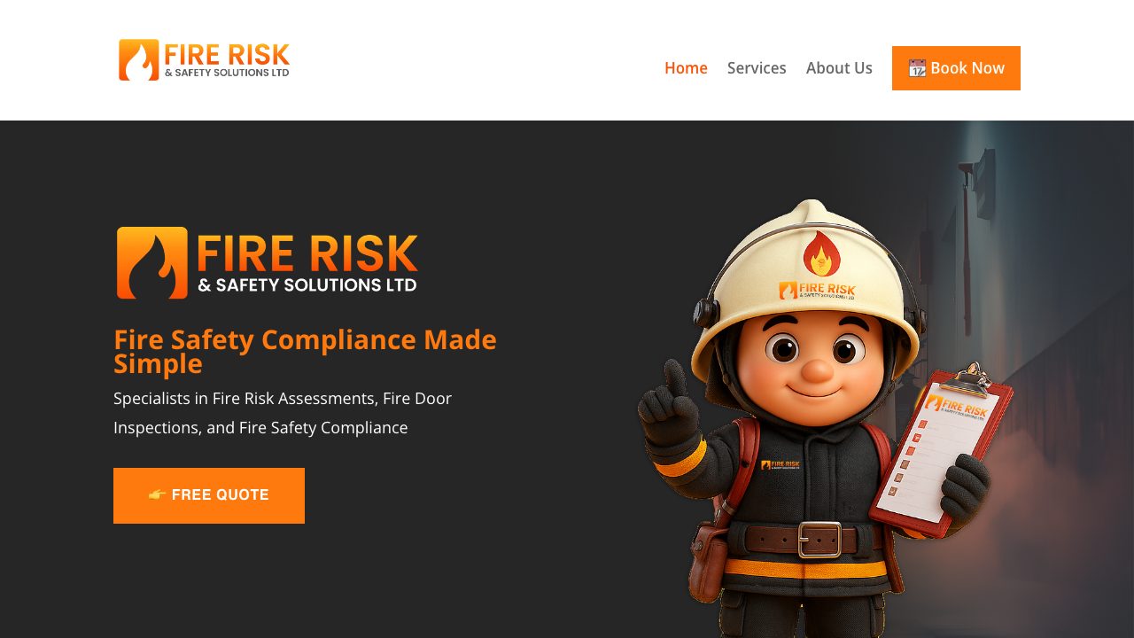 Fire Risk & Safety Solutions Ltd website