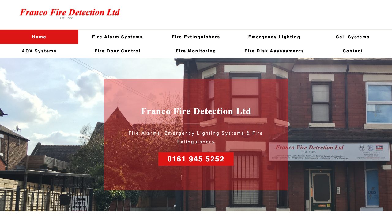 Franco Fire Detection Ltd website