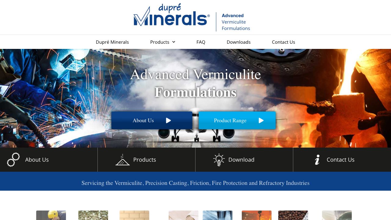 Dupre Minerals Ltd website