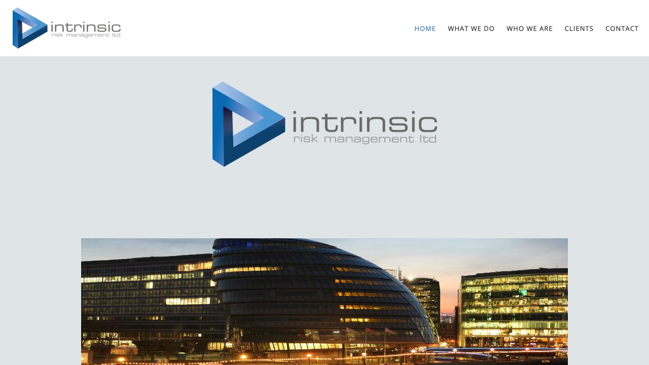 Intrinsic Risk Management website