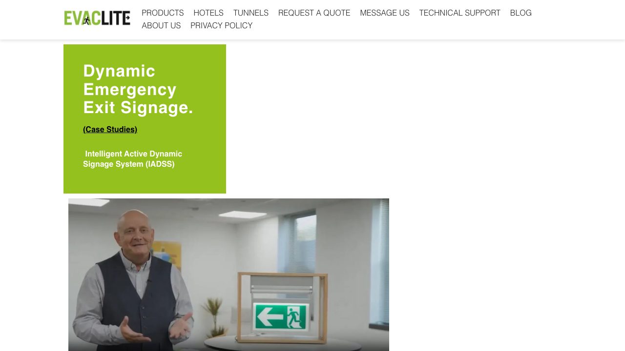 Evaclite Ltd website