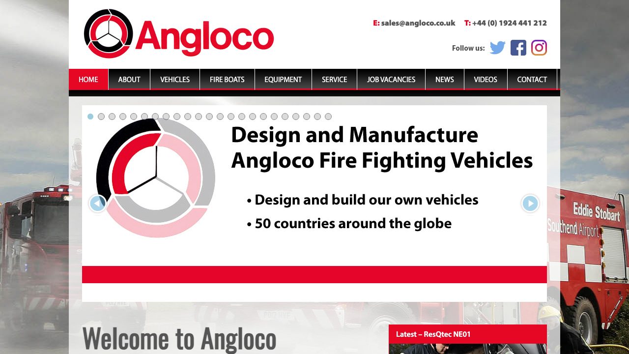 Angloco Ltd website