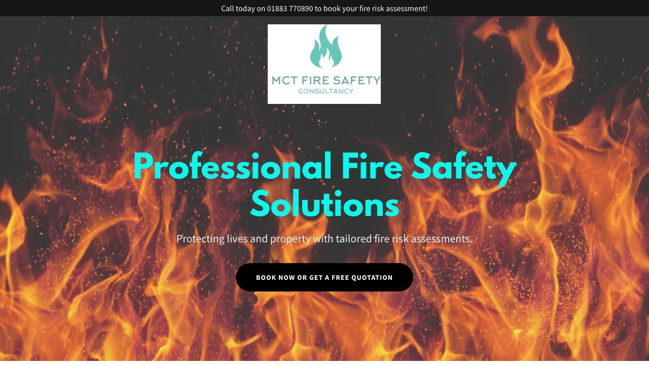 MCT Fire Safety Consultancy website