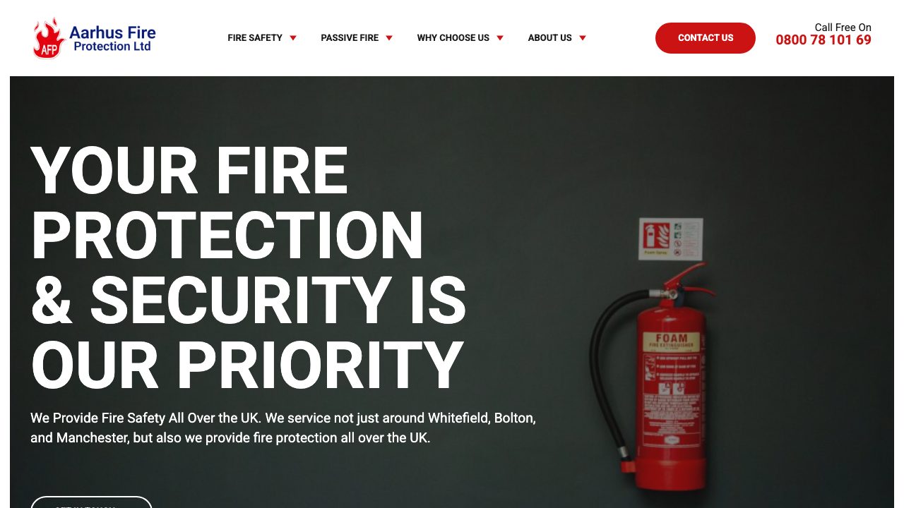 Aarhus Fire Protection Ltd website