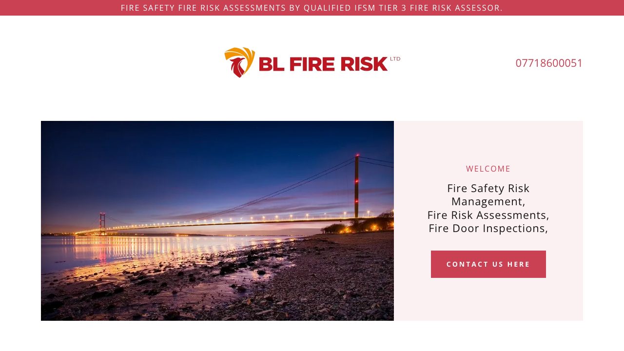BL Fire Risk Ltd website