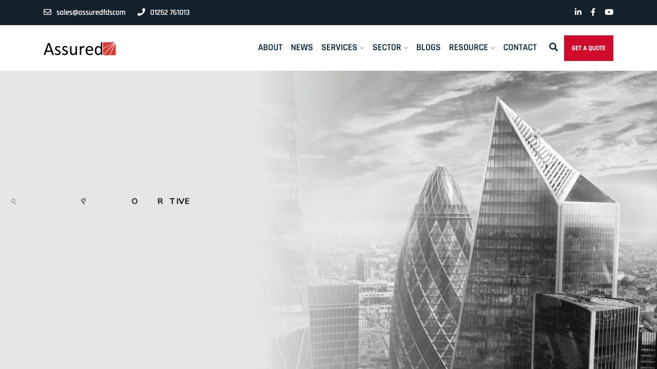 Assured Fire Safety Consultancy Ltd. website