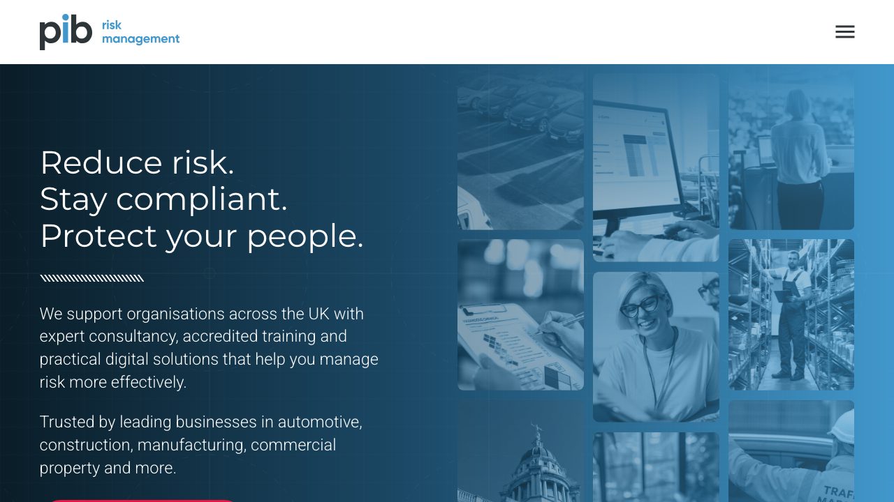 PIB Risk Management website