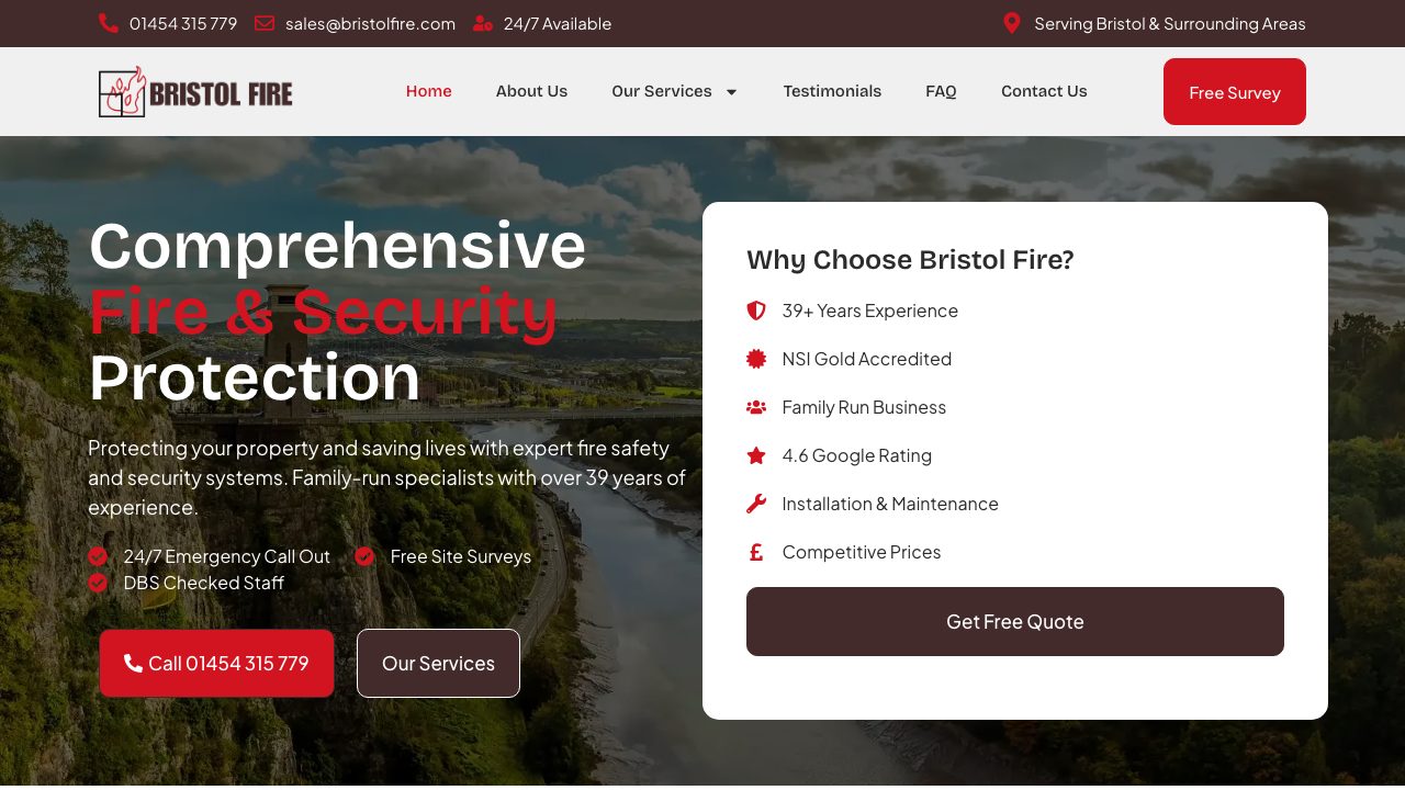 Bristol Fire website