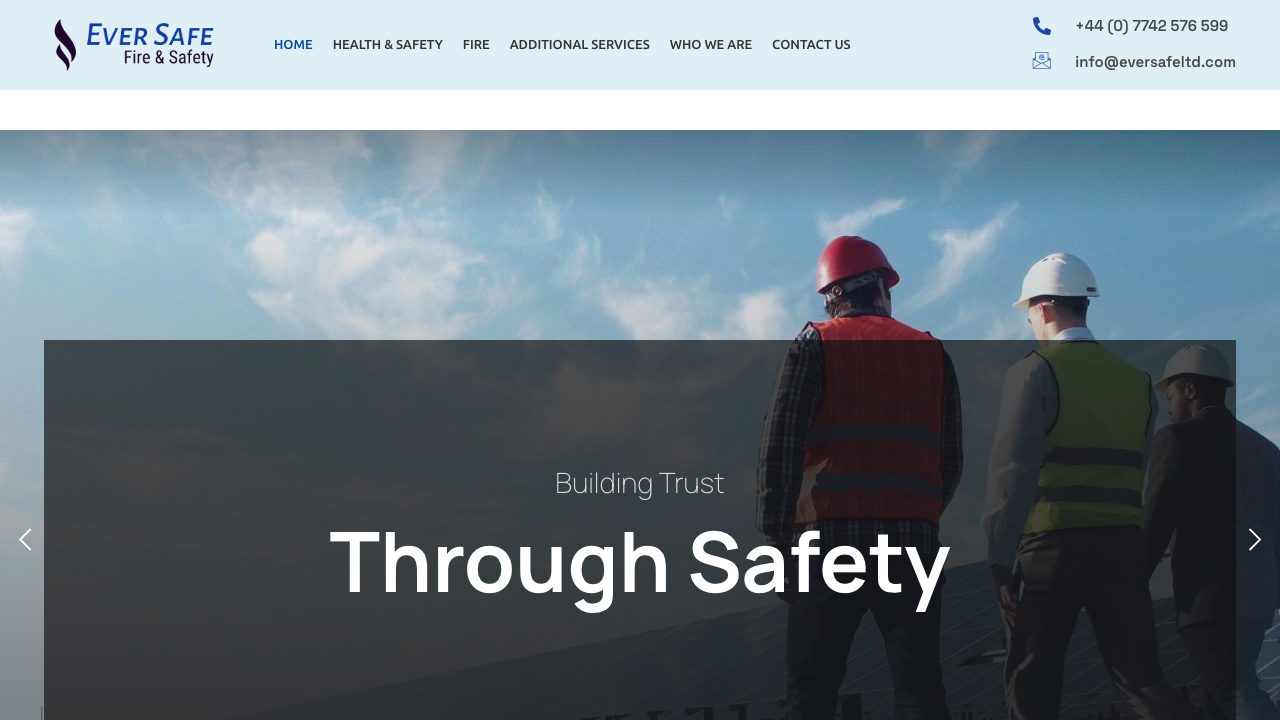 Ever Safe Fire & Safety Ltd website