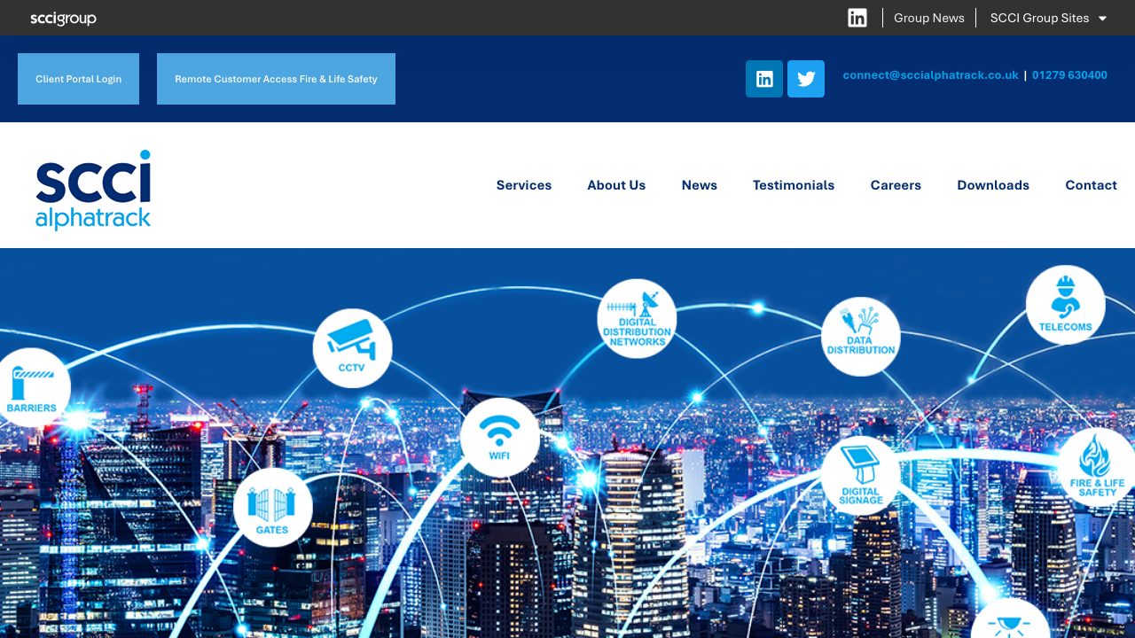 Alphatrack Systems Ltd website