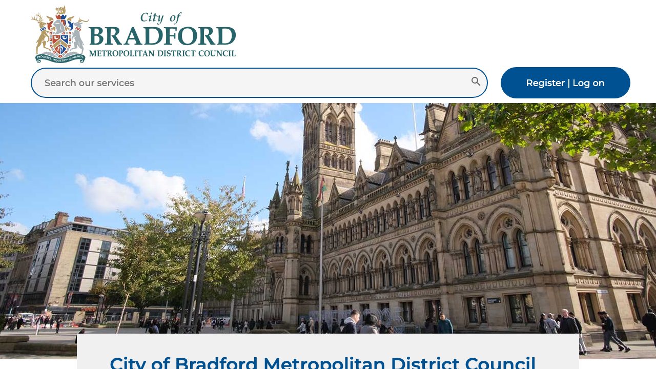 Bradford Metropolitan District Council website