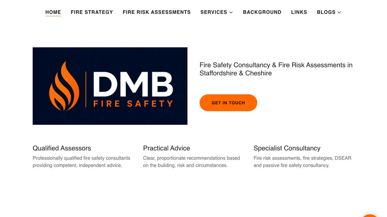 D.M.B Services (Staffs Ltd) website