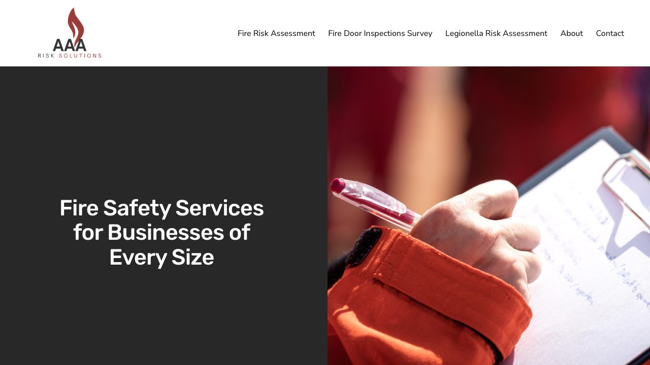 AAA Risk Solutions website