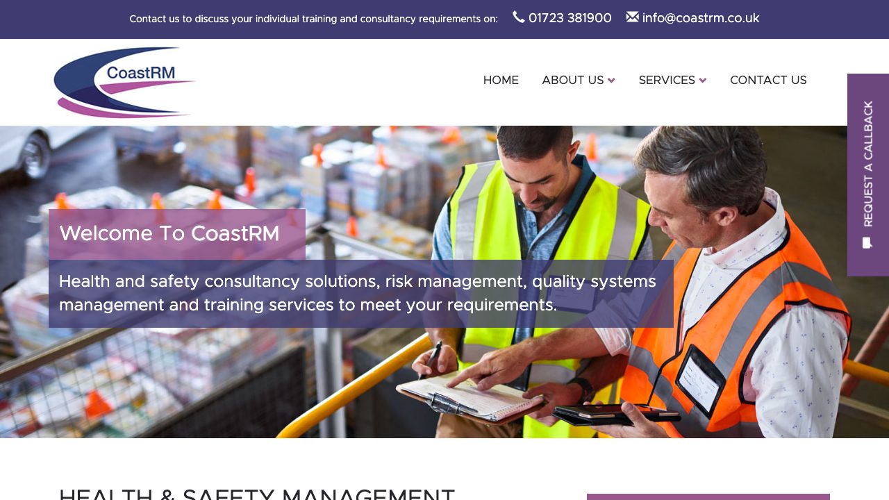 Coast Risk Management website