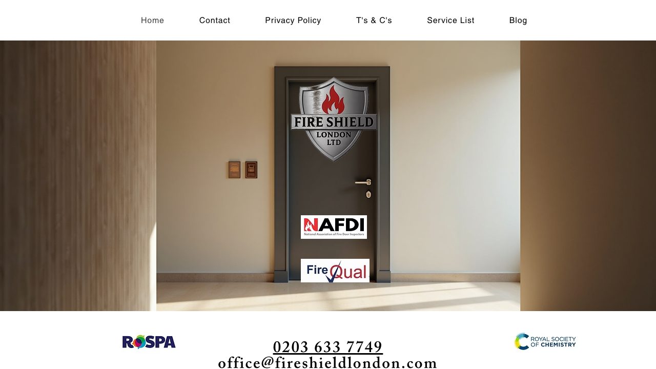 Fireshield Services website