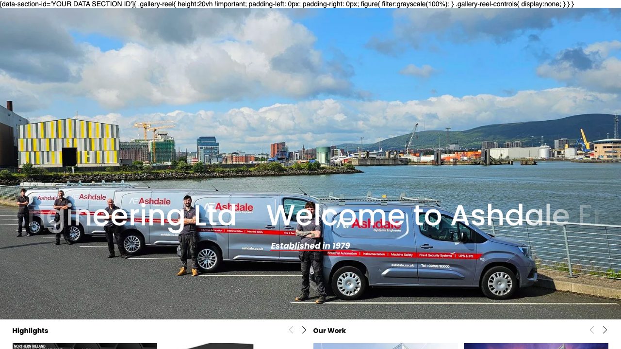 Ashdale Engineering Ltd website