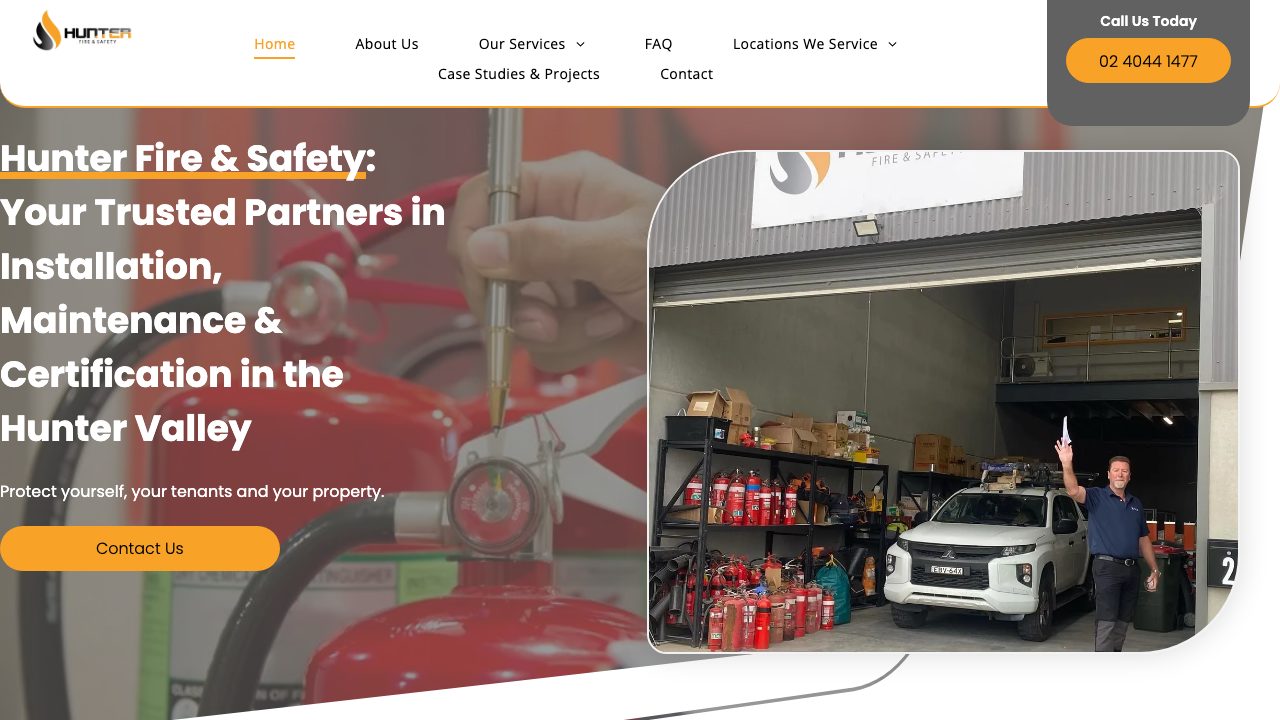 Hunter Fire Safety website
