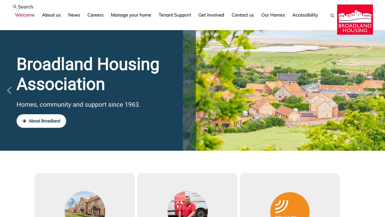 Broadland Housing Association website