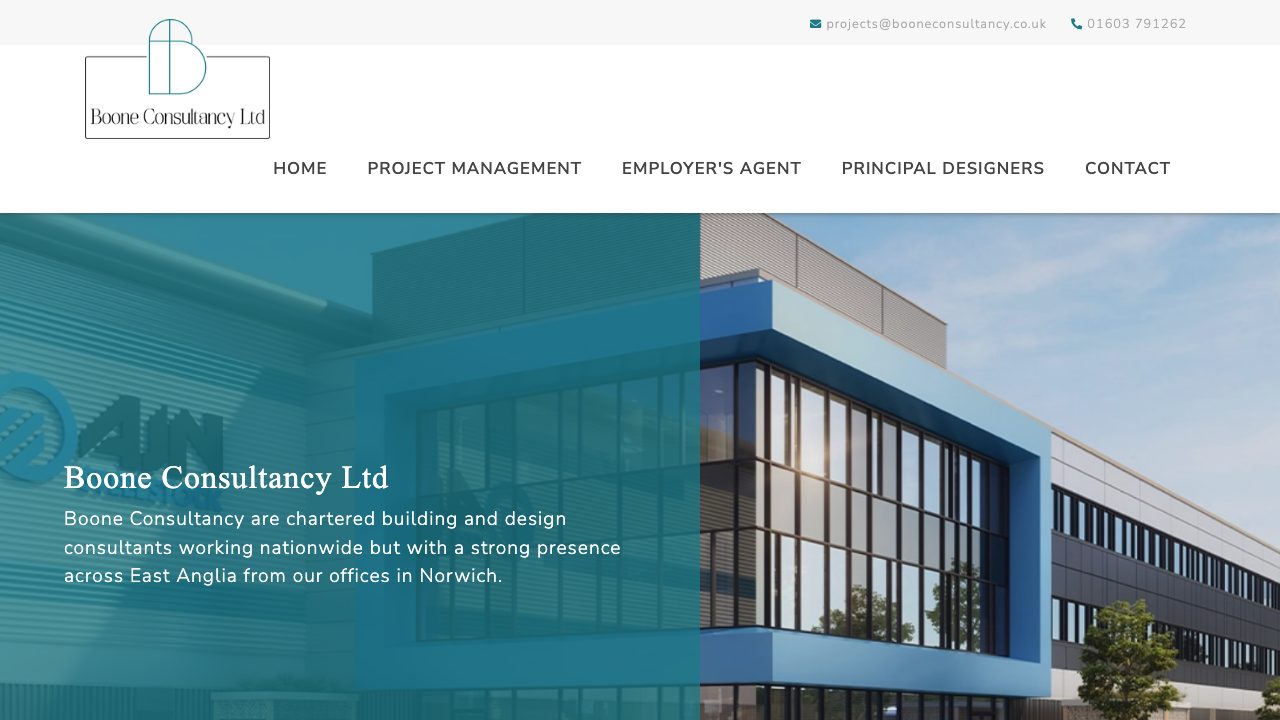 Boone Consultancy Ltd website