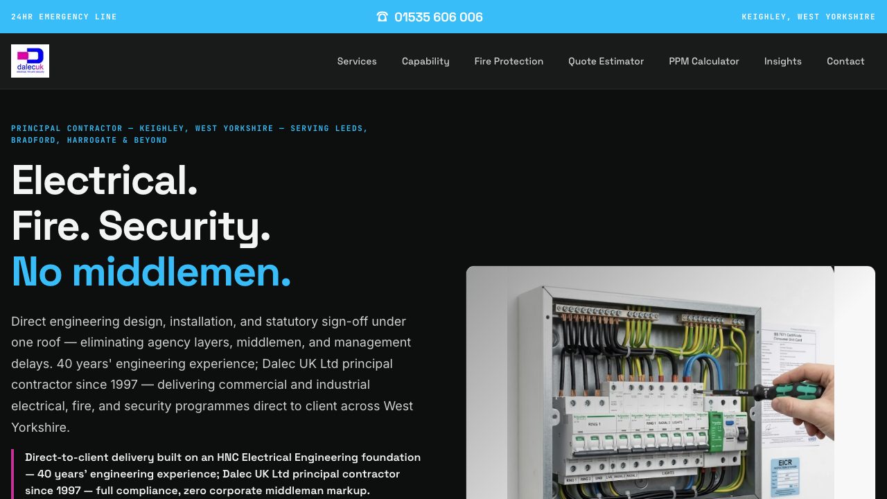 Dalec UK Ltd website