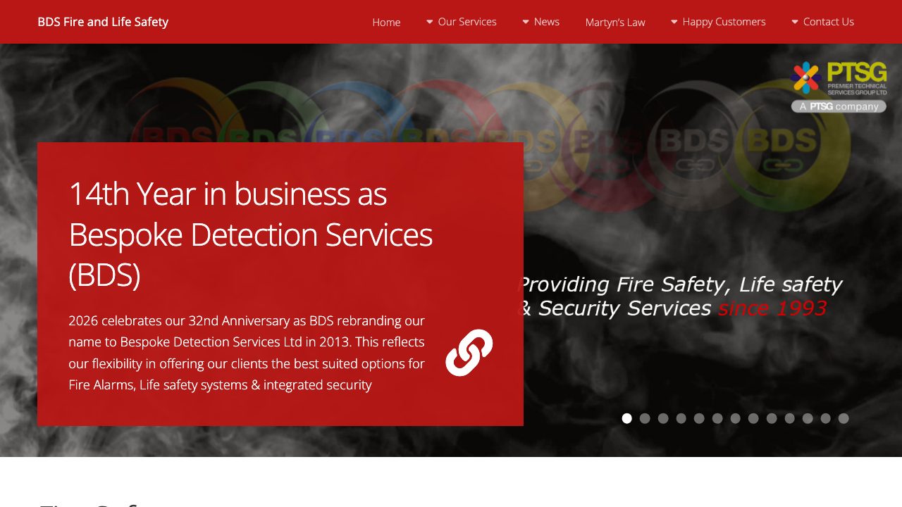 Base Fire Limited website