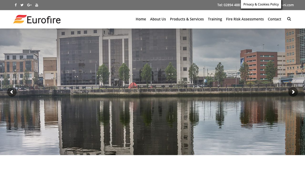 Eurofire Systems Ltd website