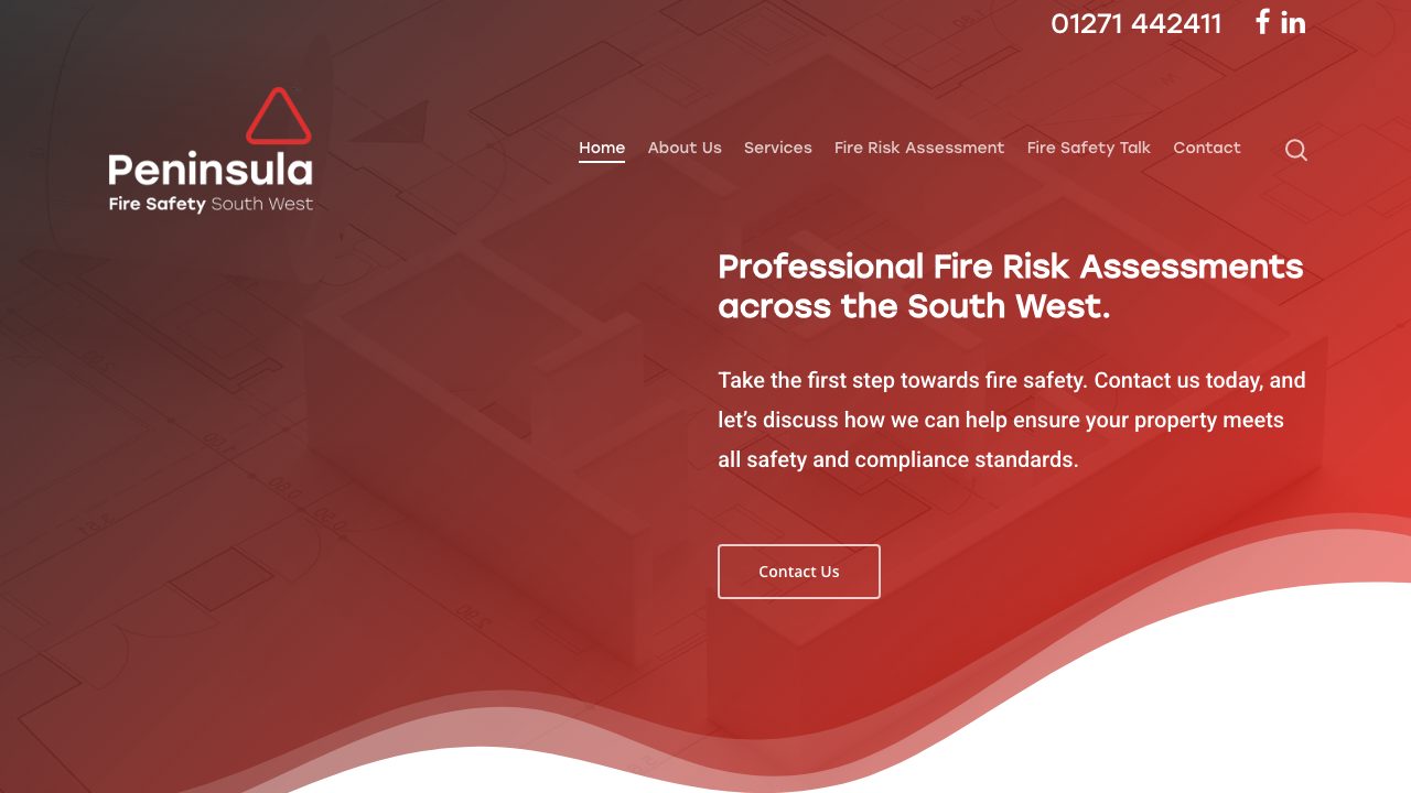 Peninsula Fire Safety SW Ltd website