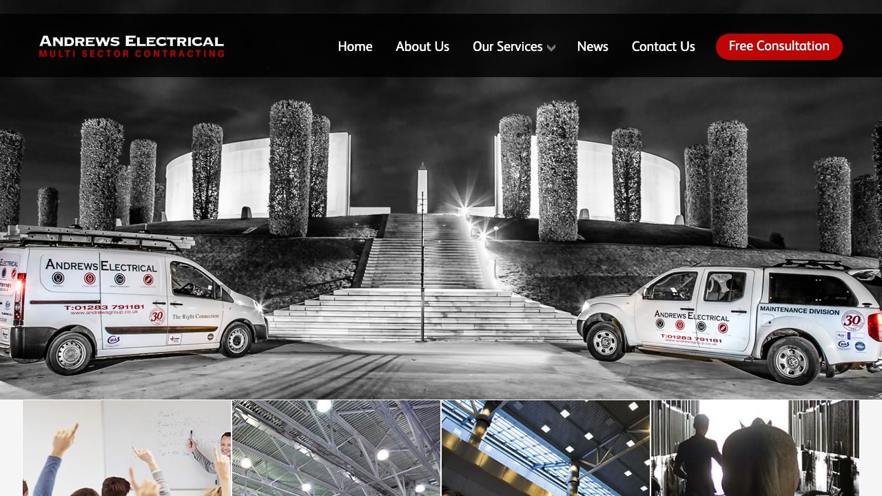 Andrews Electrical Limited website