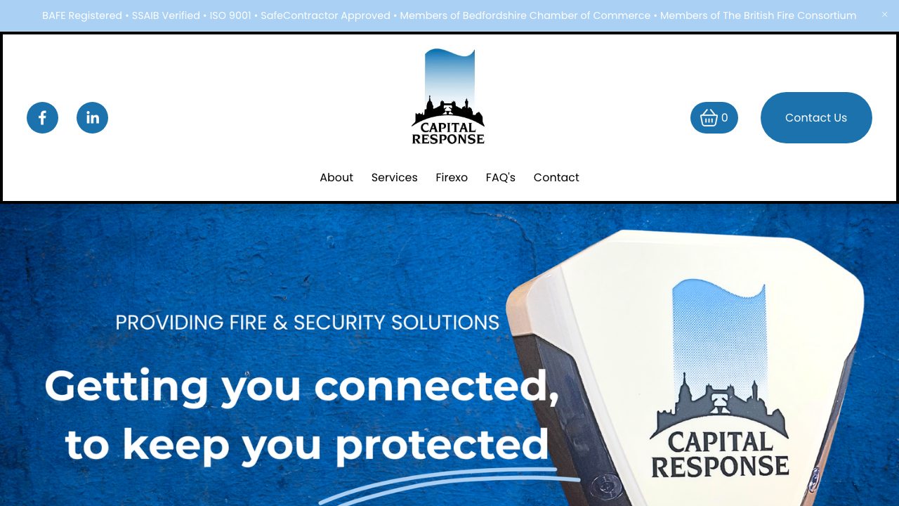 Capital Response Ltd website