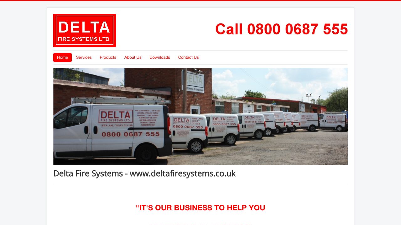Delta Fire Systems Limited website