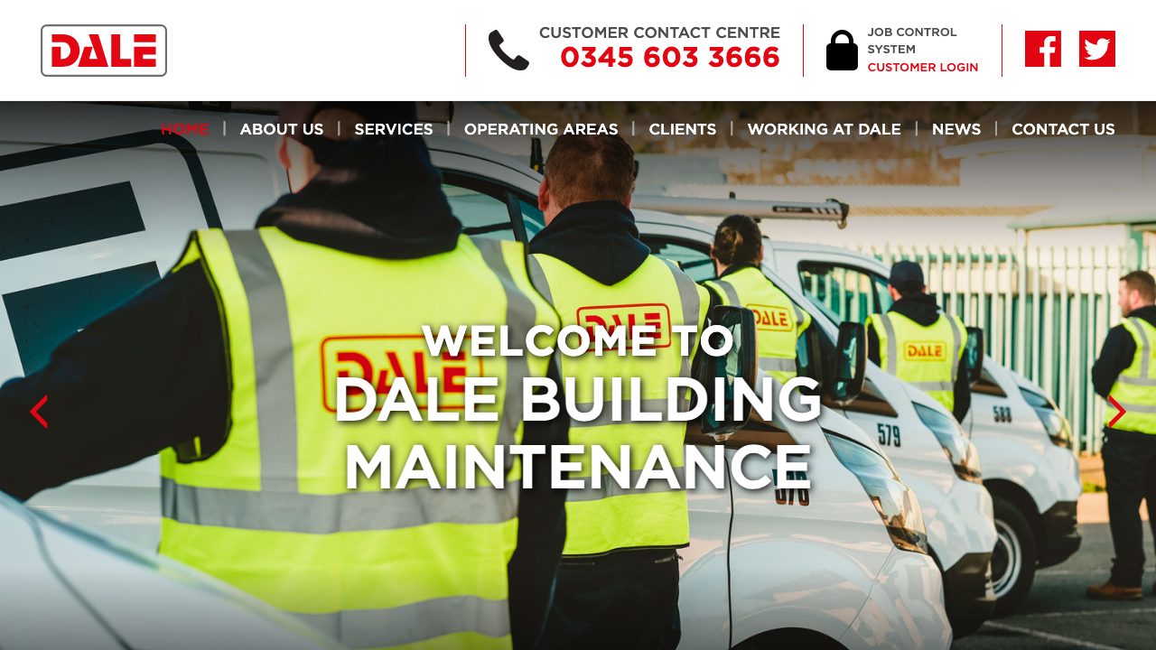 Dale Building Maintenance Ltd website
