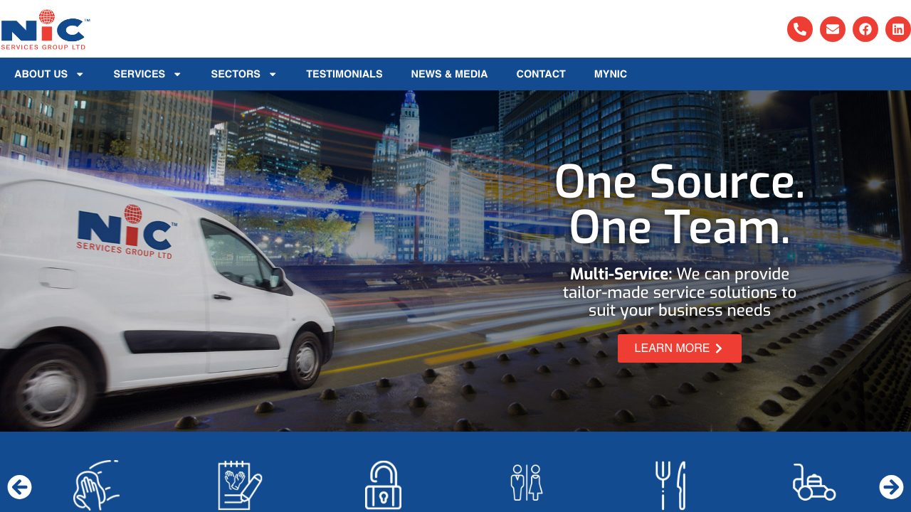 M NIC Group website