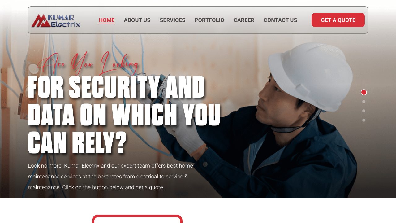 Kumarelectrix Limited website