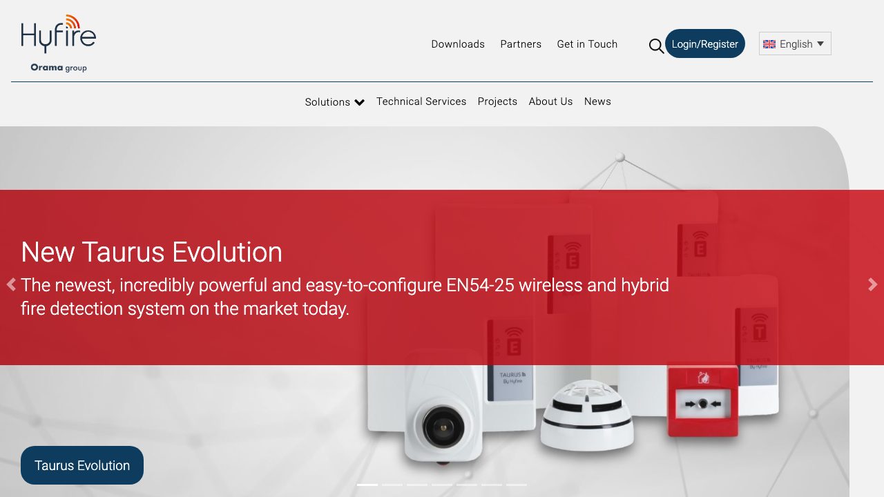 Hyfire Wireless Fire Solutions Ltd website