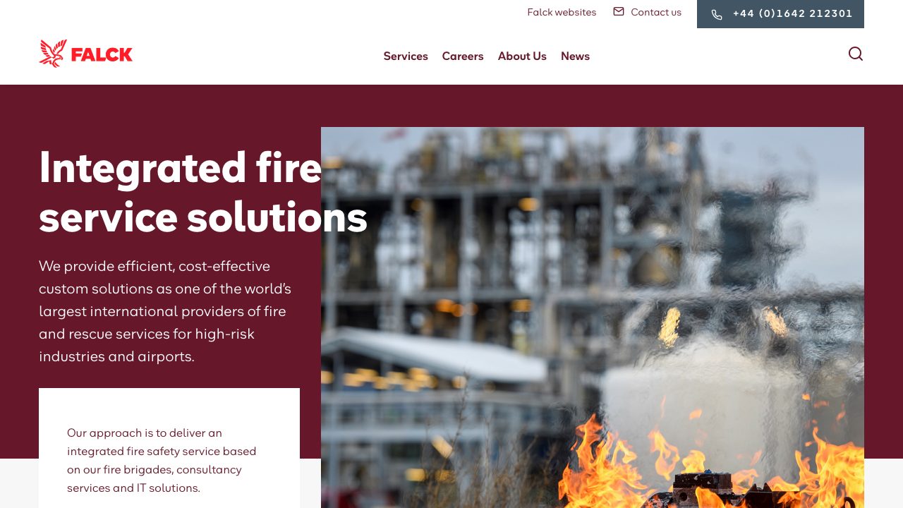 Falck Fire Services Uk Ltd website