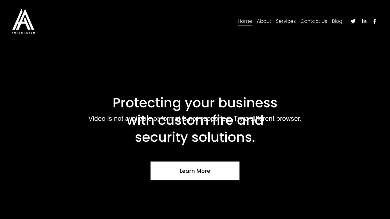AA Integrated website