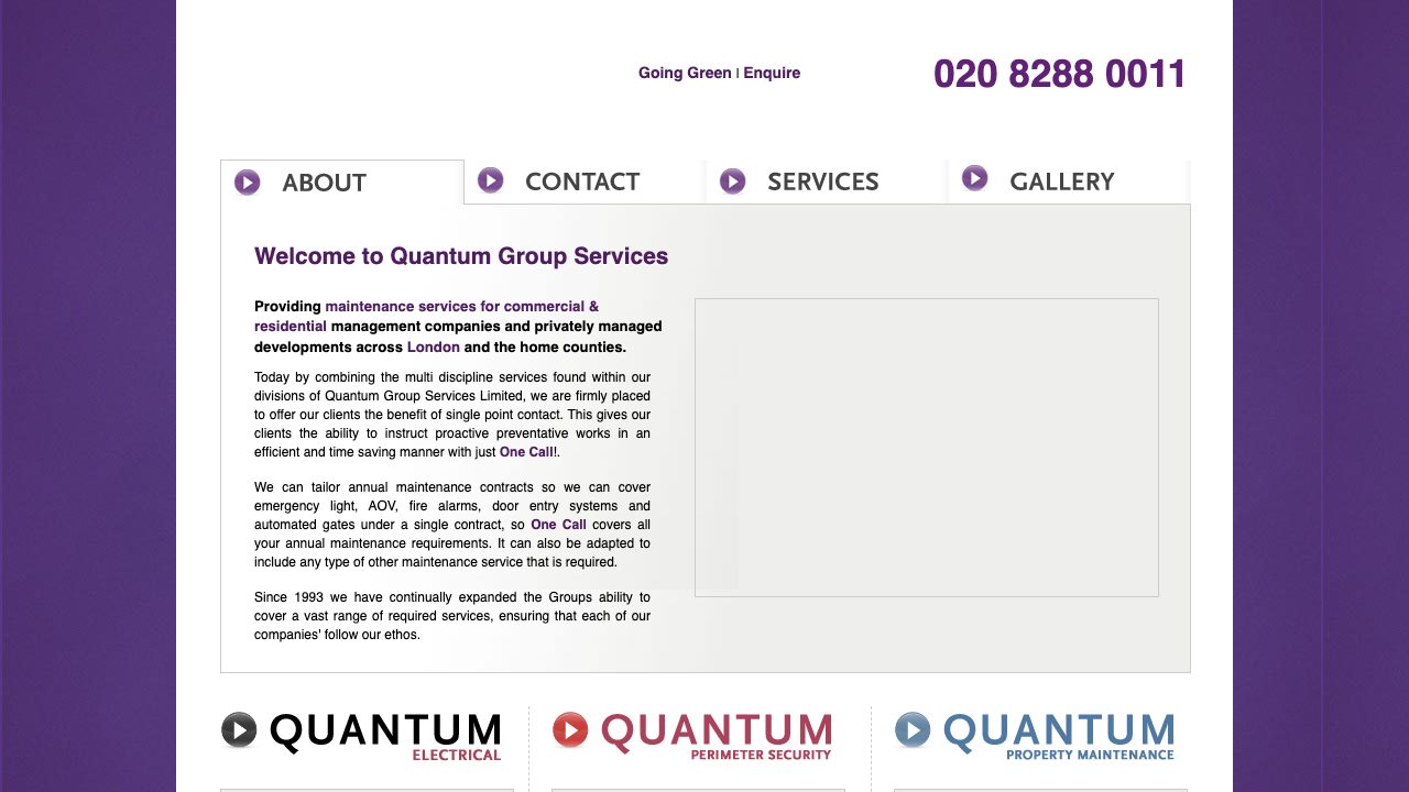 Quantum Group Services Ltd website