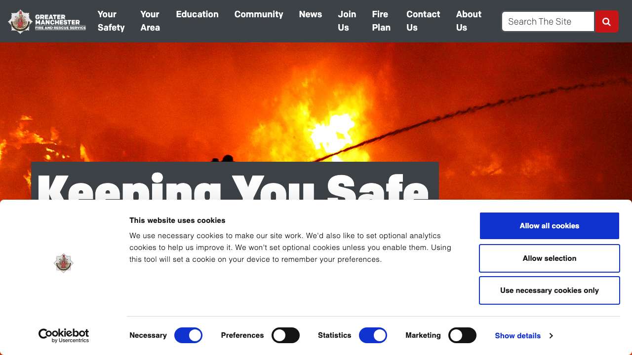 Greater Manchester Fire and Rescue Service.