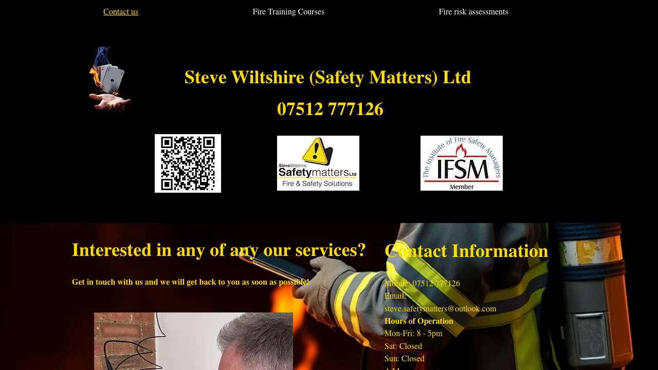 Steve Wiltshire (Safety Matters) Ltd